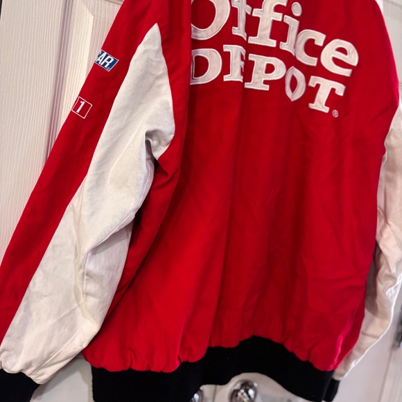 NASCAR Tony Stewart Office Depot #14 Race Car Racing Jacket Retro Size XXL - Picture 8 of 16